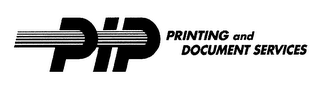 PIP PRINTING AND DOCUMENT SERVICES logo