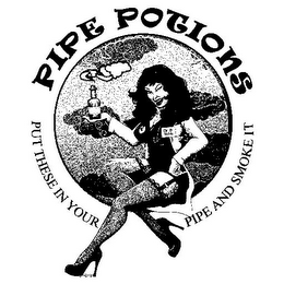 PIPE POTIONS PUT THESE IN YOUR PIPE AND SMOKE IT DR. B. WILDE logo