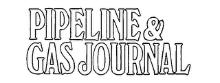 PIPELINE & GAS JOURNAL logo