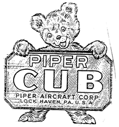 PIPER CUB PIPER AIRCRAFT CORP.