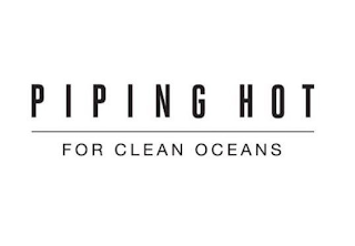 PIPING HOT FOR CLEAN OCEANS logo