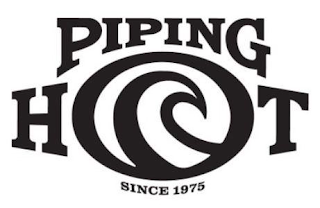 PIPING HOT SINCE 1975 logo