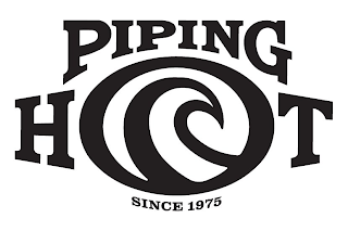 PIPING HOT SINCE 1975 logo