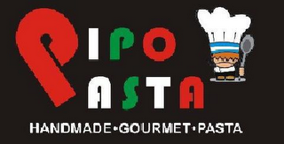 PIPO PASTA HANDMADE GOURMET PASTA logo