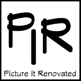 PIR PICTURE IT RENOVATED logo