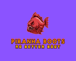 PIRANHA BOOTS NO BETTER BOOT logo