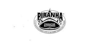 PIRANHA PREDATOR BATTERIES logo
