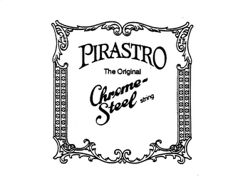 PIRASTRO THE ORIGINAL CHROME-STEEL STRING logo