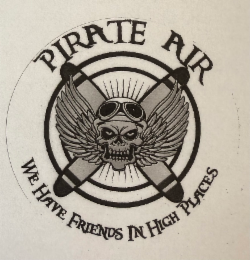 PIRATE AIR WE HAVE FRIENDS IN HIGH PLACES logo