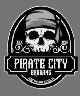 PIRATE CITY BREWING FORT WALTON BEACH FL EST 2022 logo