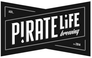PIRATE LIFE BREWING ADL. EST 2014 logo