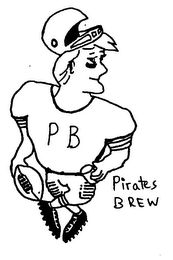 PIRATES BREW PB logo