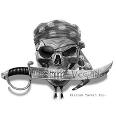 PIRATES TAVERN INC. 100% VEGAN logo