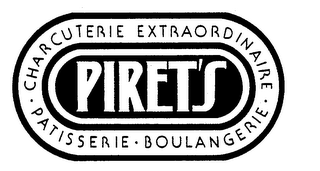 PIRET'S CHARCUTERIE EXTRAORDINAIRE PATISSERIE BOULANGERIE logo