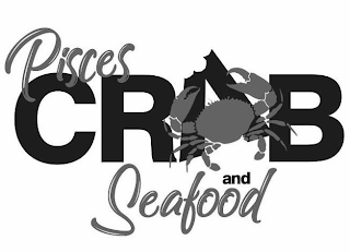 PISCES CRAB AND SEAFOOD logo