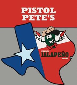 PISTOL PETE'S PICKLED JALAPEÑO SLICES logo