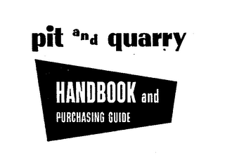PIT AND QUARRY HANDBOOK AND PURCHASING GUIDE logo
