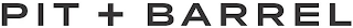 PIT + BARREL logo