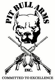 PIT BULL ARMS INC. COMMITTED TO EXCELLENCE logo