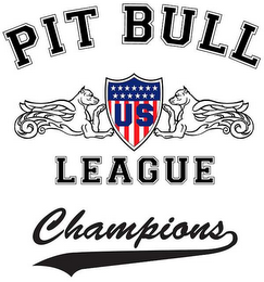 PIT BULL US LEAGUE CHAMPIONS logo