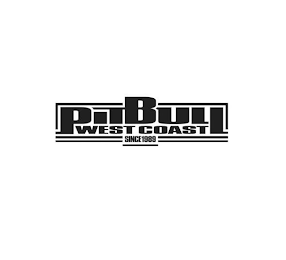 PIT BULL WEST COAST SINCE 1989 logo