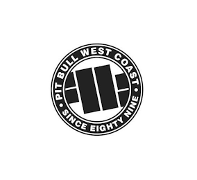 PIT BULL WEST COAST SINCE EIGHTY NINE logo