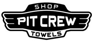PIT CREW SHOP TOWELS logo