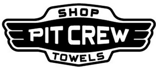PIT CREW SHOP TOWELS logo