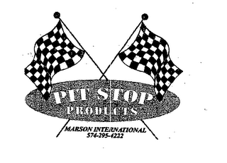 PIT STOP PRODUCTS MARSON INTERNATIONAL 574-295-4222 logo
