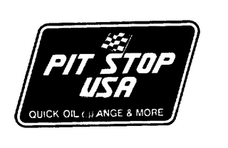 PIT STOP USA QUICK OIL CHANGE & MORE logo