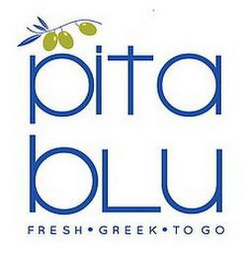 PITA BLU FRESH GREEK TO GO logo