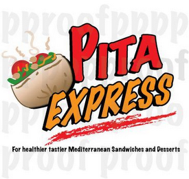 PITA EXPRESS FOR HEALTIER, TASTIER MEDITERRANEAN SANDWICHES AND DESSERTS logo
