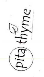 PITA THYME logo