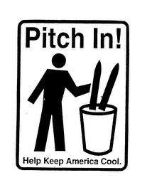 PITCH IN! HELP KEEP AMERICA COOL. logo