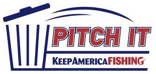 PITCH IT KEEPAMERICAFISHING logo