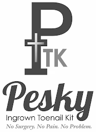 PITK PESKY INGROWN TOENAIL KIT NO SURGERY. NO PAIN. NO PROBLEM. logo