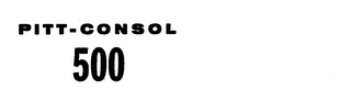 PITT-CONSOL 500 logo