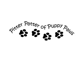 PITTER PATTER OF PUPPY PAWS logo