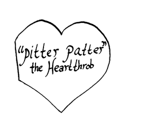 "PITTER PATTER" THE HEARTTHROB logo