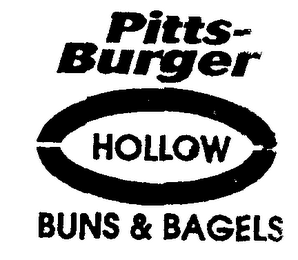 PITTS-BURGER HOLLOW BUNS & BAGELS logo