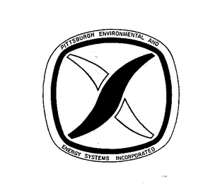 PITTSBURGH ENVIRONMENTAL AND ENERGY SYSTEMS INCORPORATED X logo