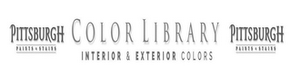 PITTSBURGH PAINTS STAINS COLOR LIBRARY INTERIOR EXTERIOR COLORS PITTSBURGH PAINTS STAINS logo