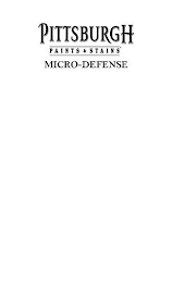 PITTSBURGH PAINTS & STAINS MICRO-DEFENSE logo