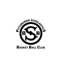 PITTSBURGH SCHOLASTICS BASKET BALL CLUB S B B logo