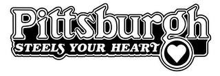 PITTSBURGH STEELS YOUR HEART logo