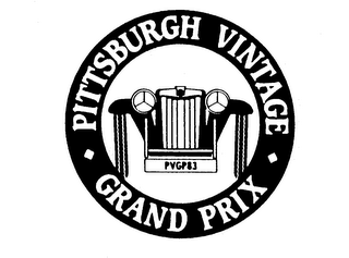 PITTSBURGH VINTAGE GRAND PRIX PVGP83 logo