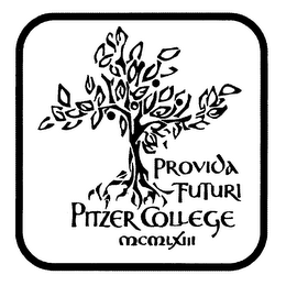 PITZER COLLEGE PROVIDA FUTURI MCMLXIII logo