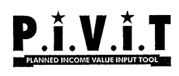 P.I.V.I.T PLANNED INCOME VALUE INPUT TOOL logo