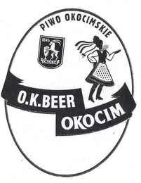 PIWO OKOCIMSKIE O.K. BEER OKOCIM 1845 OKOCIM logo