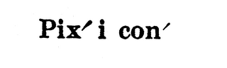 PIX' I CON' logo